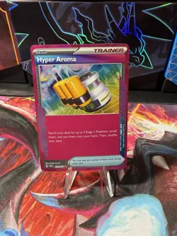 Pokemon Hyper Aroma TCG Card 152/167 Twilight Masquerade Ace Spec Trainer - Image 1
