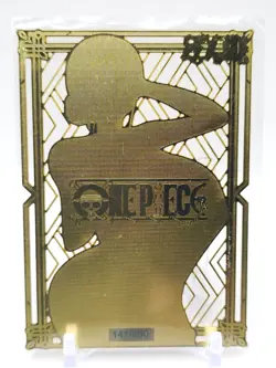 Goddess Story - Gold Metal Waifu Card - Nami - NUMBERED 141/200 - Image 2