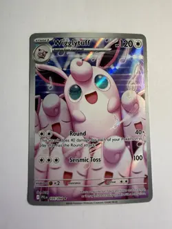 NM Wigglytuff 105/094 Illustration Rare Phantasmal Flames Pokemon card English - Image 1