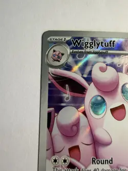 NM Wigglytuff 105/094 Illustration Rare Phantasmal Flames Pokemon card English - Image 2