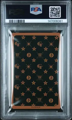 2016 ONE PIECE FILM: GOLD PLAYING CARDS 2 OF DIAMONDS CHARLOTTE LINLIN PSA 8 - Image 2