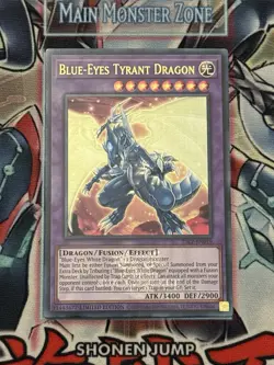 Yugioh! Blue-Eyes Tyrant Dragon Emblazoned Ultra Rare Near Mint 25LP-EN019 - Image 1