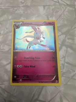 Sylveon 30/30 XY Trainer Kit Pokemon Rare Holo Card 2014 - Image 1