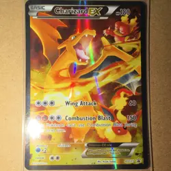 Pokemon Charizard EX Full Art Holo Promo XY121 XY Card Basic Stage Pokemon TCG - Image 1