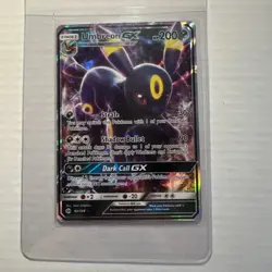Umbreon GX 80/149 Holo Rare Sun & Moon Base Set Pokemon Card Ultra Rare - Image 1