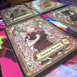 Naruto Kayou SP Card Set x4 Naruto Sasuke Sakura Kakashi Heaven Scroll - Image 4
