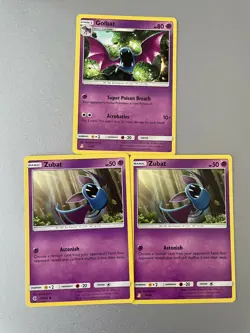 Golbat 6/30 - Zubat 11/30 - 54/149 - Non Holo - Pokemon Card TCG LP X3 - Image 1