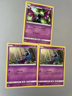 Golbat 6/30 - Zubat 11/30 - 54/149 - Non Holo - Pokemon Card TCG LP X3 - Image 3