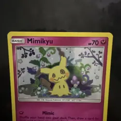 Pokemon Mimikyu SM163 Black Star Promo Card Sun and Moon - Image 2