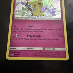 Pokemon Mimikyu SM163 Black Star Promo Card Sun and Moon - Image 3