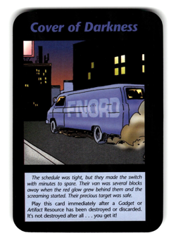 Cover of Darkness Base Set card INWO Illuminati New World Order Game - Image 1