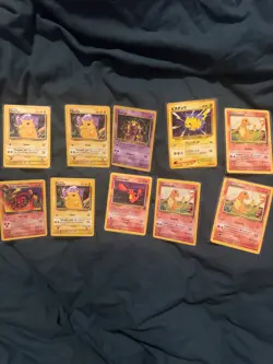 Vintage Pokemon Card Lot – 10 cards 1999 base cards - Image 1