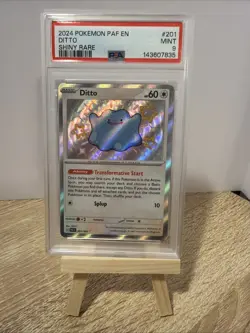 Ditto Shiny Rare Holo Card 201/091 Paldean Fates - Image 1