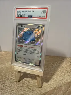 Ditto Shiny Rare Holo Card 201/091 Paldean Fates - Image 2
