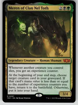 Meren of Clan Nel Toth Normal M Commander: Tarkir: Dragonstorm 297 NM - Image 1