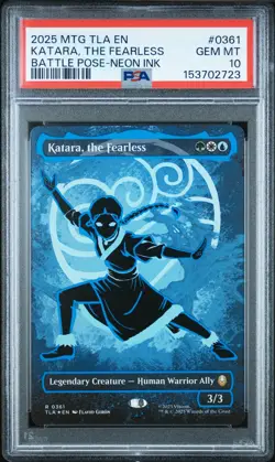 2025 MTG AVATAR: THE LAST AIRBENDER #0361 KATARA, THE FEARLESS PSA 10 - Image 1