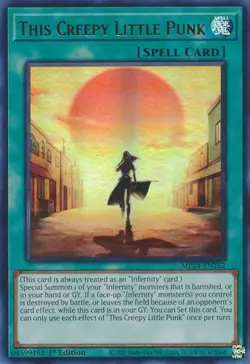 This Creepy Little Punk - MP24-EN262 - Ultra Rare - 1st Edition NM Yugioh 25th A - Image 1