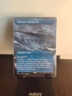 Otawara, Soaring City - FULL ART BORDERLESS - NEAR MINT - Kamigawa: Neon Dynasty - Image 1