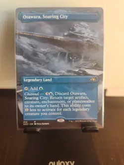 Otawara, Soaring City - FULL ART BORDERLESS - NEAR MINT - Kamigawa: Neon Dynasty - Image 2