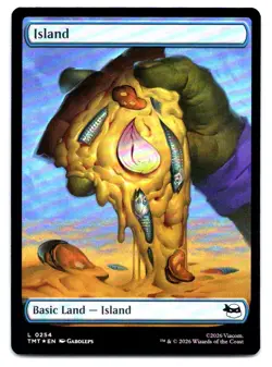 MTG Island () Foil L Teenage Mutant Ninja Turtles (TMT) 254 NM Magic - Image 1