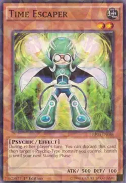 Time Escaper - BP03-EN088 - Shatterfoil - 1st Edition NM Yugioh Battle Pack 3: M - Image 1