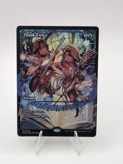 Think Twice MTG SHOWCASE FOIL M0425 / Magic Foundations - Image 1