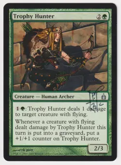 Signed Trophy Hunter HP Ravnica: City of Guilds Artist rk post 2005 MTG Magic! - Image 1