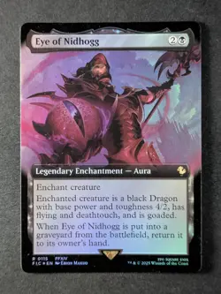 2025 MTG EYE OF NIDHOGG #0115 Commander: Final Fantasy Foil Extended Art Rare - Image 1