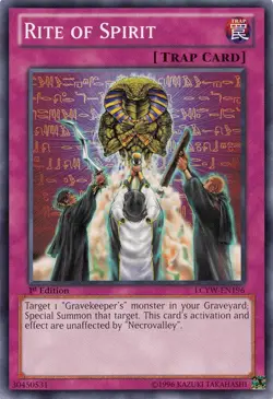 Rite of Spirit - LCYW-EN196 - Common - Unlimited Edition NM Yugioh Legendary Col - Image 1