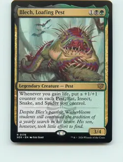 Blech, Loafing Pest - R176 - MTG - Secrets of Strixhaven (SOS) - Image 1