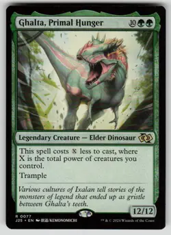 Ghalta, Primal Hunger (Anime) R Foundations Jumpstart 77 NM - Image 1