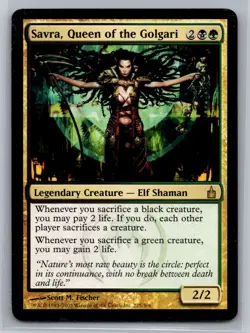 Ravnica: City of Guilds #225 Savra, Queen of the Golgari *B1 - Image 1