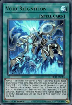 Void Reignition - BLTR-EN015 - Ultra Rare - 1st Edition NM Yugioh Battle of Lege - Image 1