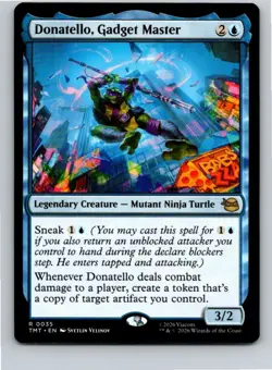 Magic the Gathering Donatello, Gadget Master Teenage Mutant Ninja Turtles MTG - Image 1