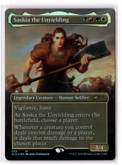 Saskia the Unyielding 55 Secret Lair Drop Series Foil NM - Image 1