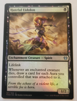 1x Hateful Eidolon FOIL Theros Beyond Death MTG Magic the Gathering NM - Image 1