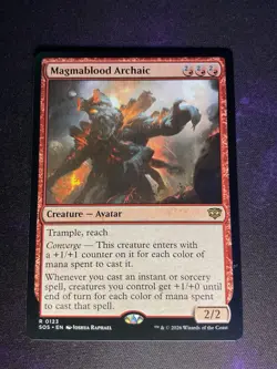 MTG * Magma blood Archaic Secrets Of Strixhaven * 1X * NM - Image 1