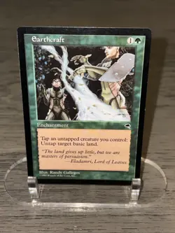 MTG Earthcraft Tempest (Magic The Gathering) Vintage 1997 - Image 1