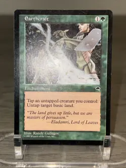 MTG Earthcraft Tempest (Magic The Gathering) Vintage 1997 - Image 2