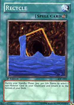 Recycle - IOC-041 - Common - 1st Edition NM Yugioh Invasion of Chaos - Image 1