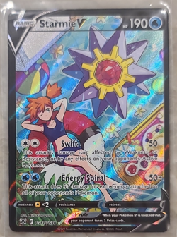 Pokemon Starmie V Full Art Ultra Rare Astral Radiance TG13/TG30 - Image 1