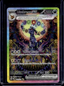 2025 Pokemon Prismatic Evolutions Umbreon ex #161/131 - Image 1