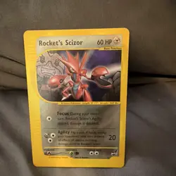 Nintendo Rocket's Scizor Best of Game Promo Card #8 60 HP English 2002 - Image 1
