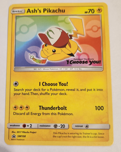 Ash's Pikachu - SM108 - Pokemon Promo (2017) - Image 1