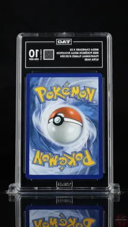 MEGA CHARIZARD X EX 109/094 ULTRA RARE PHANTASMAL FLAMES POKEMON TAG 10 GEM MINT - Image 2