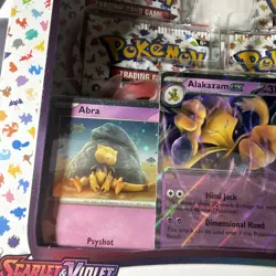 Pokemon TCG Scarlet & Violet 151 ALAKAZAM EX COLLECTION Box FACTORY SEALED - Image 4