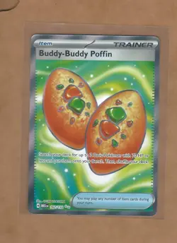 Pokemon TCG Mega Evolution Buddy-Buddy Poffin 167/132 NM - Image 1