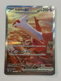 Pokemon Latias ex Sv08: Surging Sparks 239/191 Special Illustration Rare Holo - Image 1