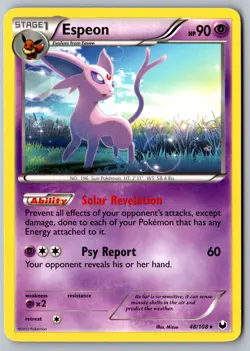 Pokemon: Espeon Rare Dark Explorers 48/108 LP+/NM - Image 1