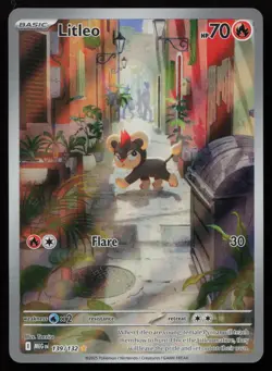 Litleo 139/132 Illustration Rare Mega Evolution Pokemon English NM - Image 1